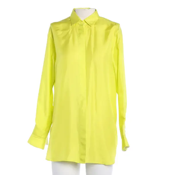 Blouse, in Neon Yellow, Polyester, Le Sarte Pettegole