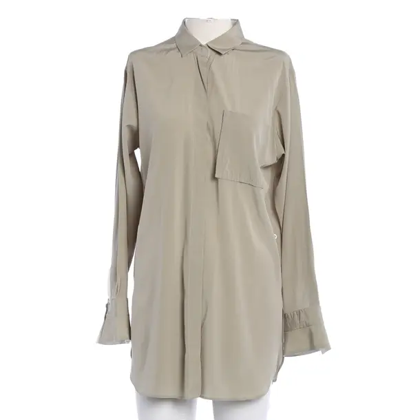 Bluse, in Grau, Seide, Le Sarte Pettegole