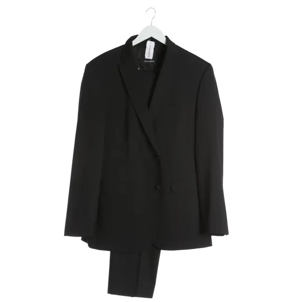 Suit, in Black, Wool, Benvenuto