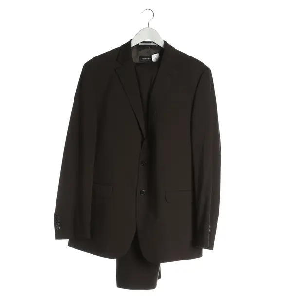 Suit, in Dark Gray, Wool, Benvenuto
