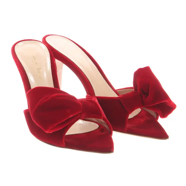 Heeled Sandals, in Red, Gianvito Rossi