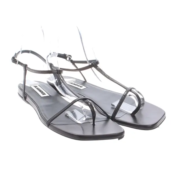 Riemchensandalen, in Schwarz, Jil Sander