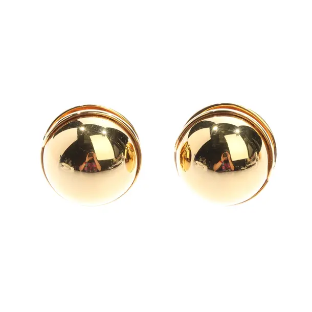 Ohrringe, in Gold, Metall (metallisch, metallisiert), Alaia