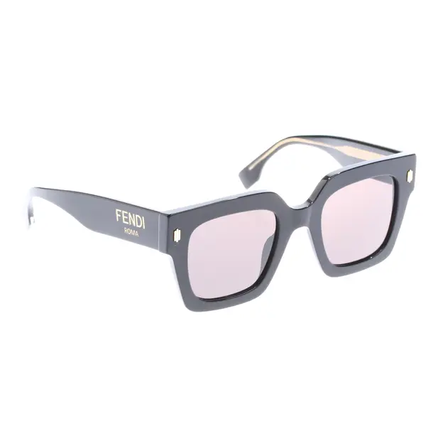 Sonnenbrille, in Schwarz, Kunststoff / Metall, Fendi