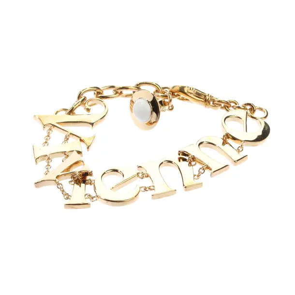 Armband, in Gold, Metall (metallisch, metallisiert), Vivienne Westwood