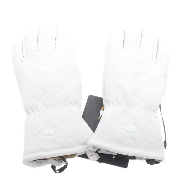 Lederhandschuhe, in Weiß, Leder, Goldbergh