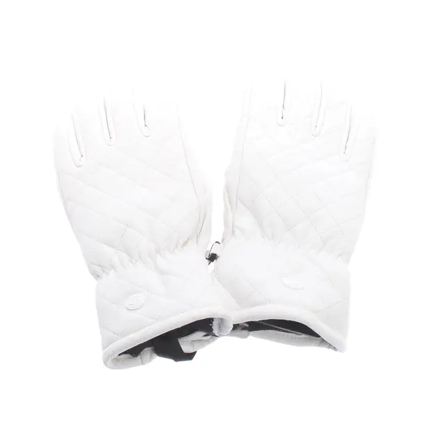 Lederhandschuhe, in Weiß, Leder, Goldbergh