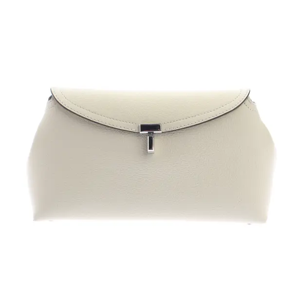 Shoulder Bag, in Beige, Leather, Totême