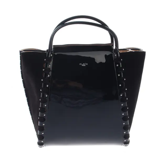 Handtasche, in Schwarz, Leder, Alaia