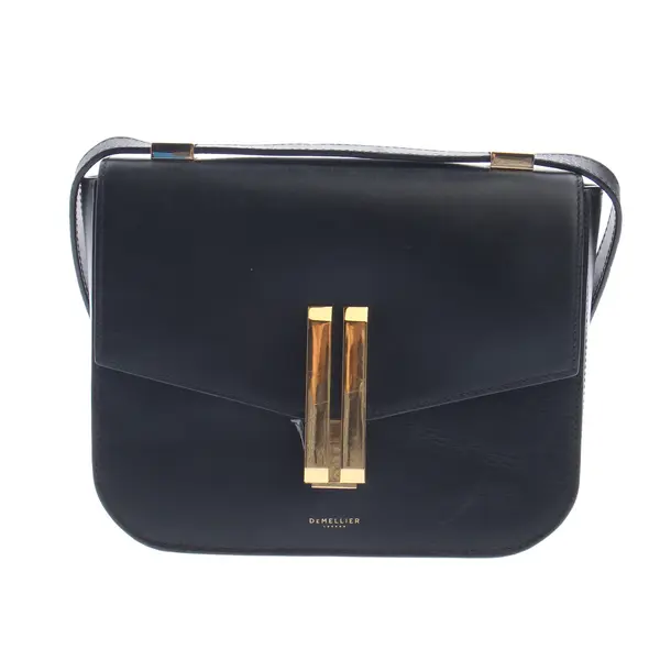 Schultertasche, in Schwarz, Leder, DeMellier