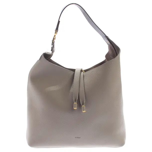 Shoulder Bag, in Gray, Leather, Chloé