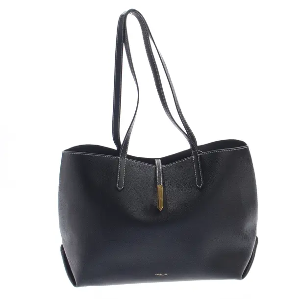 Shoulder Bag, in Black, Leather, DeMellier
