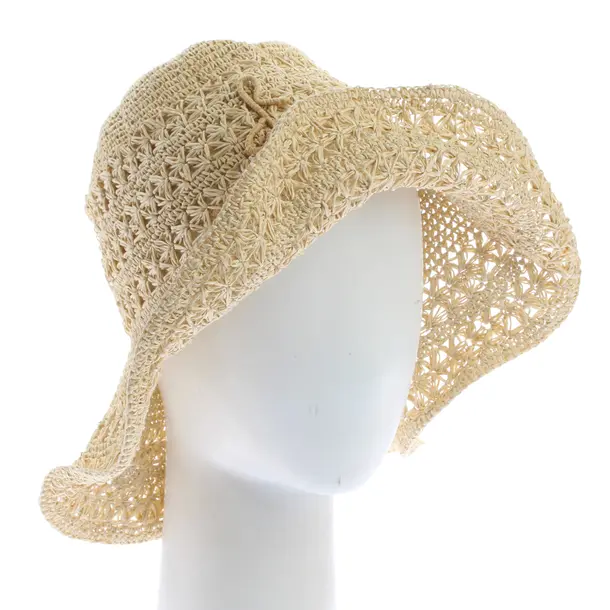 Hat, in Light Brown, Straw, Ruslan Baginskiy