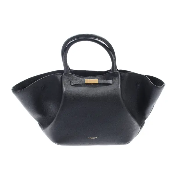 Handtasche, in Schwarz, Leder, DeMellier