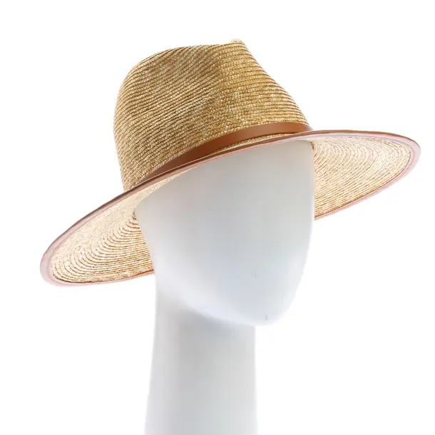 Hat, in Light Brown, Straw, Valentino