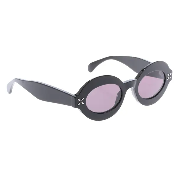 Sunglasses, in Black, Synthetic, Alaia