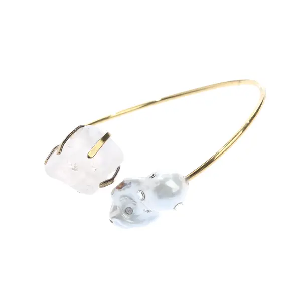 Armband, in Gold, Metall (metallisch, metallisiert), Erdem