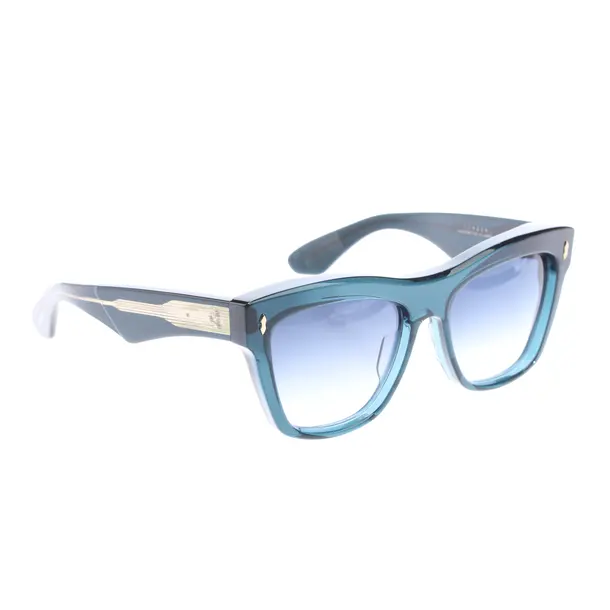 Sonnenbrille, in Blau, Kunststoff, Jacques Marie Mage