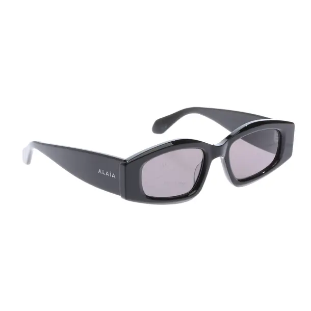 Sonnenbrille, in Schwarz, Kunststoff, Alaia