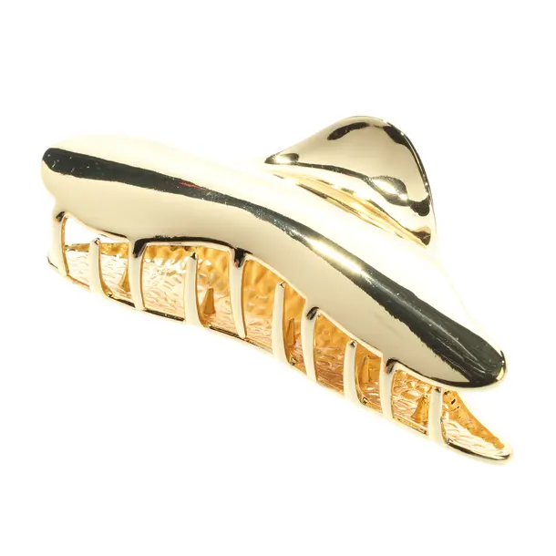 Hair Clip, in Gold, Metal (metallic, metallised), Jennifer Behr