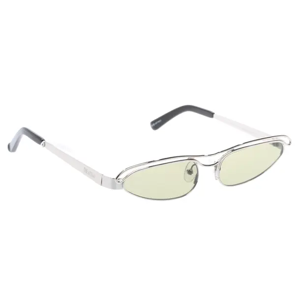 Sonnenbrille, in Silber, Kunststoff / Metall, The Attico