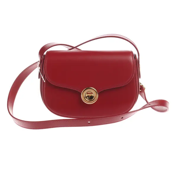 Shoulder Bag, in Red, Leather, Loro Piana