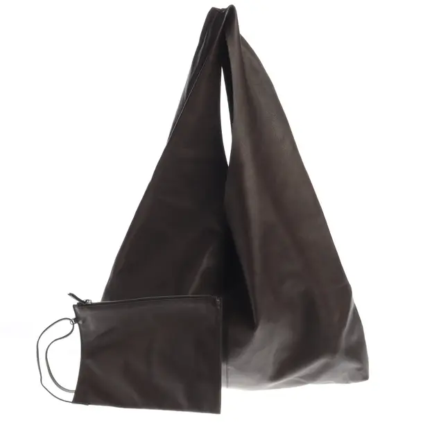 Shopper, in Braun, Leder, The Row