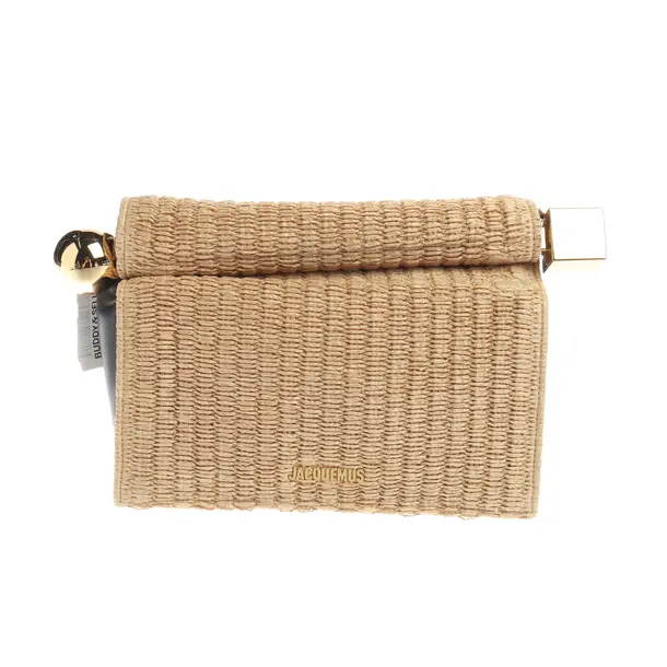 Handbag, in Light Brown, Straw, Jacquemus