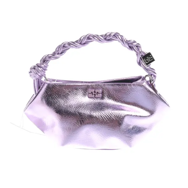 Abendtasche, in Lila, Leder, Ganni