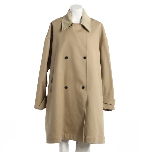 Mid-Season Coat, in Beige, Cotton, Róhe