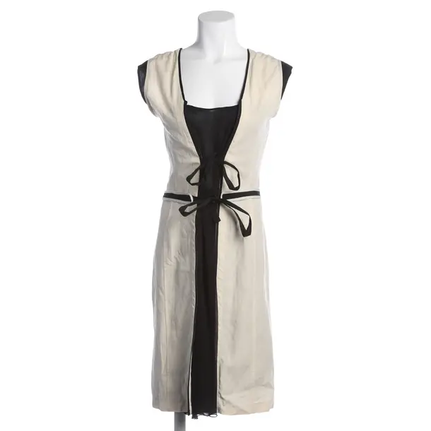 Kleid, in Beige, Leinen, Prada