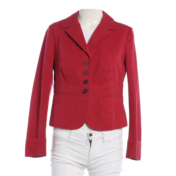 Blazer, in Red, Cotton, Prada