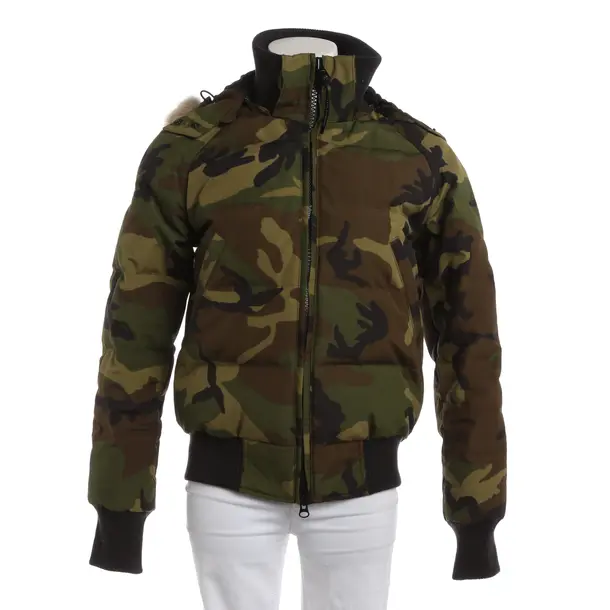 Down Puffer Jacket, in Camouflage, Polyester, Canada Goose