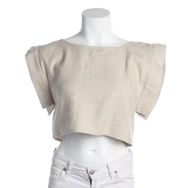 Top, in Beige, Cotton, by Aylin König
