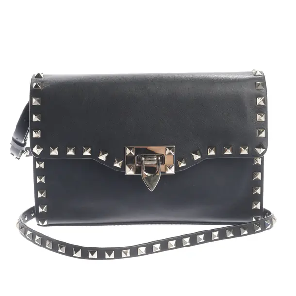 Cross Body Bag, in Black, Leather, Valentino