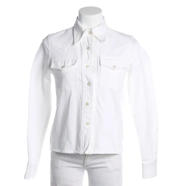 Denim Jacket, in White, Cotton, Closed