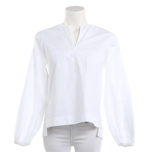 Blouse, in White, Cotton, Odeeh