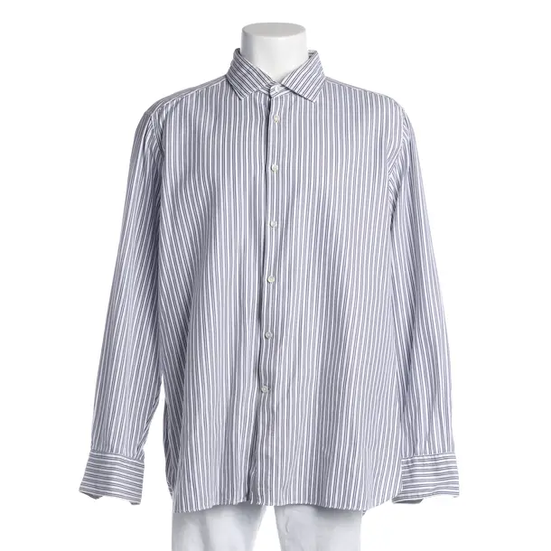 Shirt, in Navy, Cotton, Zegna