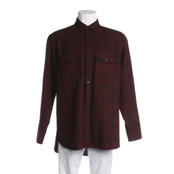 Hemd, in Bordeaux, Wolle, Saint Laurent