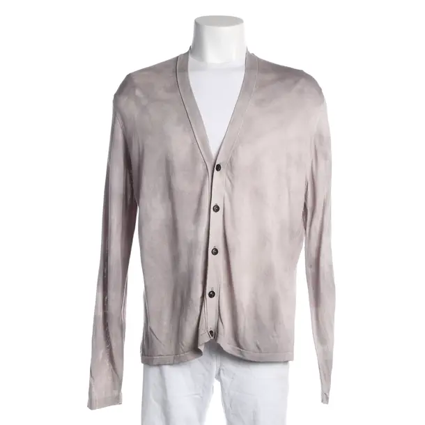 Strickjacke, in Grau, Seide, Versace