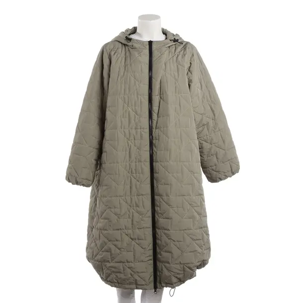 Mid-Season Coat, in Green, Polyester, Riani