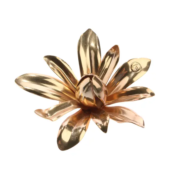 Brooch, in Gold, Metal (metallic, metallized), Chanel