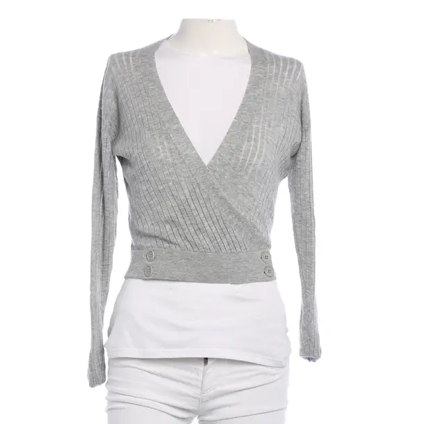 Strickjacke, in Hellgrau, Wolle, Marc Cain