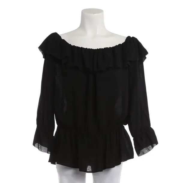 Camicetta, in Nero, Seta, Céline