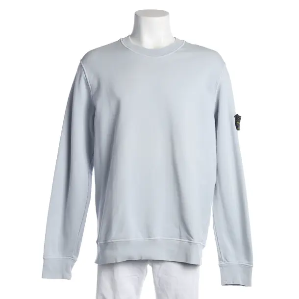 Felpa, in Blu, Cotone, Isola di pietra