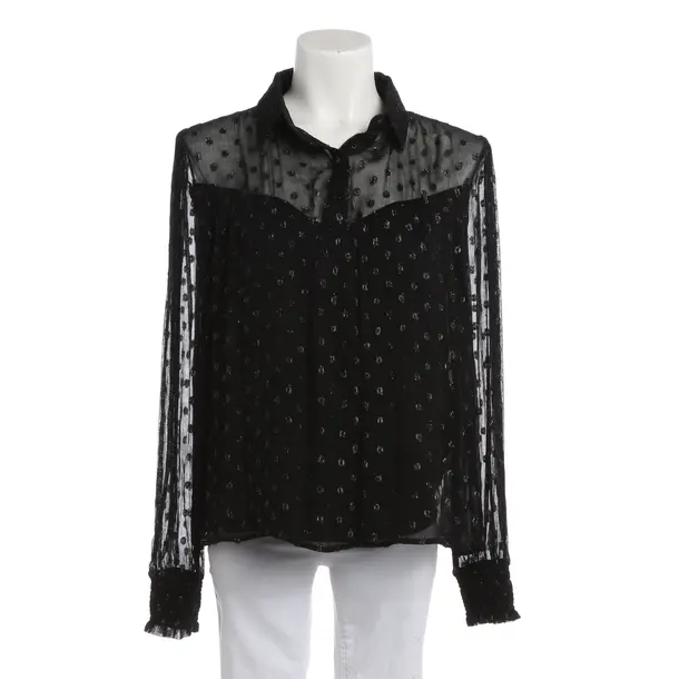 Blouse, in Black, Cotton, Marc Cain