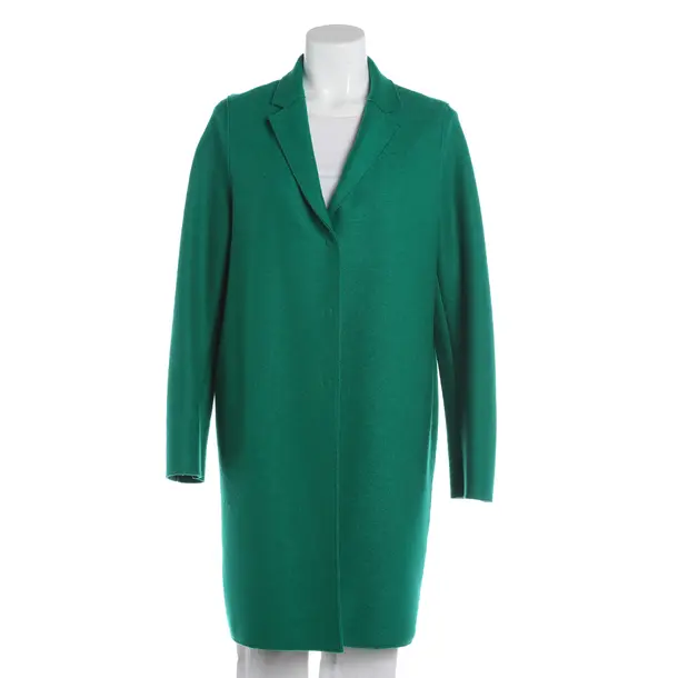 Übergangsmantel, in Grün, Wolle, Harris Wharf London
