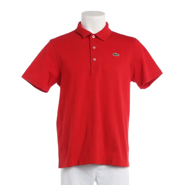 Poloshirt, in Rot, Baumwolle, Lacoste