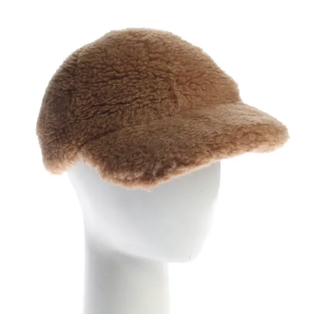 Cap, in Braun, Wolle, Max Mara