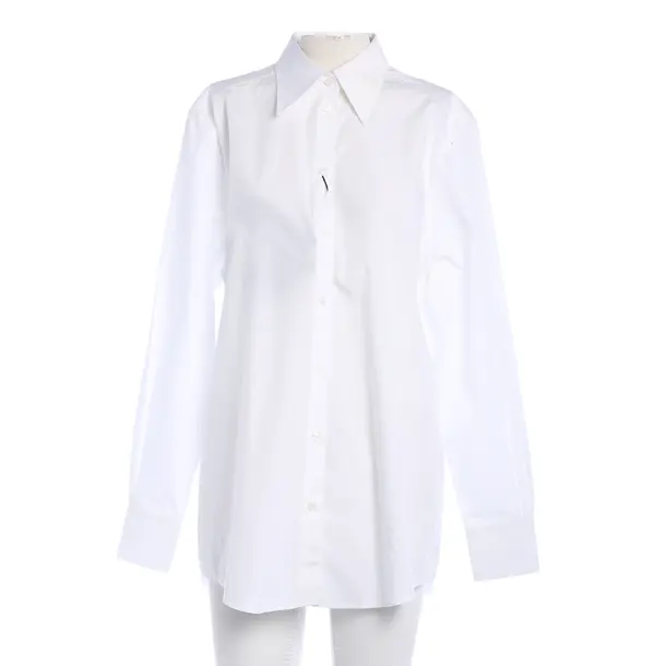 Bluse, in Weiß, Baumwolle, Dolce & Gabbana